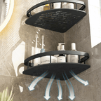 Prateleira de Canto para Banheiro em Alumínio