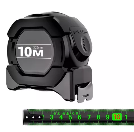 Trena Profissional Fluorescente - Fita Métrica De Aço Inoxidável Carbono De Alta Precisão [Postamos em 24h]