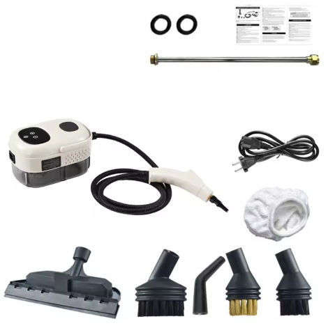 Limpador a Vapor Turbo Pressurizado 2500W Painel Digital – Versão Premium 2026 [Exclusivo Revoria Shop]