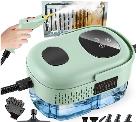 Limpador a Vapor Turbo Pressurizado 2500W Painel Digital – Versão Premium 2026 [Exclusivo Revoria Shop]