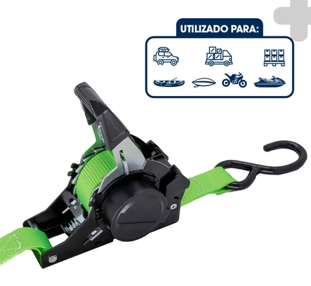 Cinta Catraca Automática Retrátil - Produto Original [Postamos em 24h]