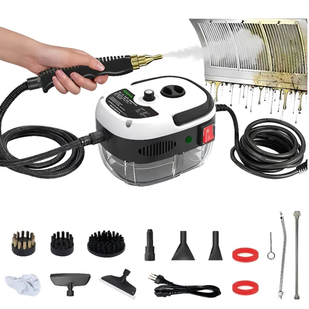VaporJet X™ 2500W - Limpador a Vapor Pressurizado de Alta Temperatura com Kit Completo de Escovas | Edição Premium
