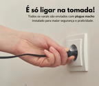 Varal Luzes Preto Lâmpada amarela incandescente 15w Externa Gambiarra Casamento Luz Externo Jardim