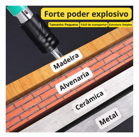 PISTOLA FINCA PINO PROFISSIONAL – KIT COMPLETO COM 60 PINOS