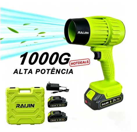 RAIJIN PRO™ - SOPRADOR TURBO SEM FIO DE ALTA POTÊNCIA 1000G | REVORIA SHOP