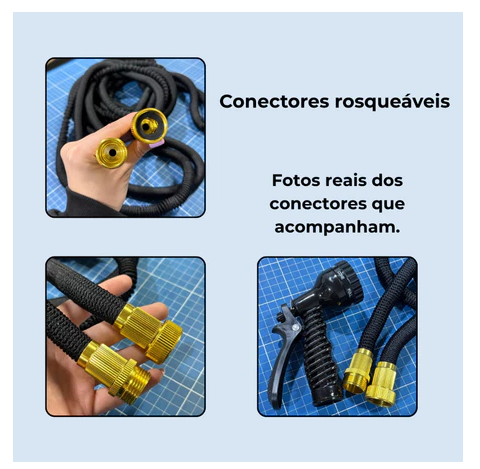 Mangueira Mágica Expansível PREMIUM - Produto Original Exclusivo Revoria Shop