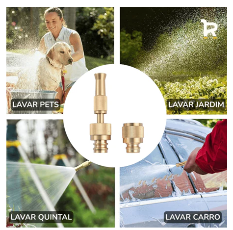 Bico Profissional Alta Pressão - Serviços Profissional e Pesado (+BRINDE com conector) - Revoria Shop