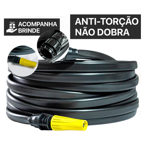 Mangueira Antitorção Resistente e Reforçada Preta - Produto Original loja Revoria Shop