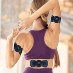 KIT 10 Mini Massageador Elétrico Portátil Cervical EMS Alivia Dores Corpo Pescoço