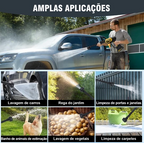 Lavadora de Alta Pressão Linha PREMIUM Sem Fio DW131 6 em 1 – 48V Profissional com 2 Baterias e Maleta | Exclusiva Revoria Shop