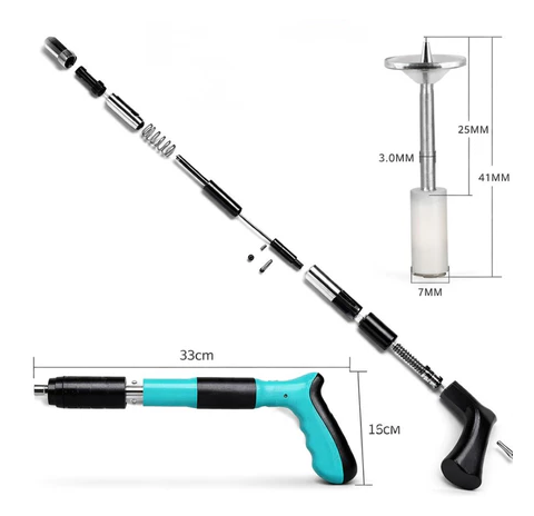PISTOLA FINCA PINO PROFISSIONAL – KIT COMPLETO COM 60 PINOS