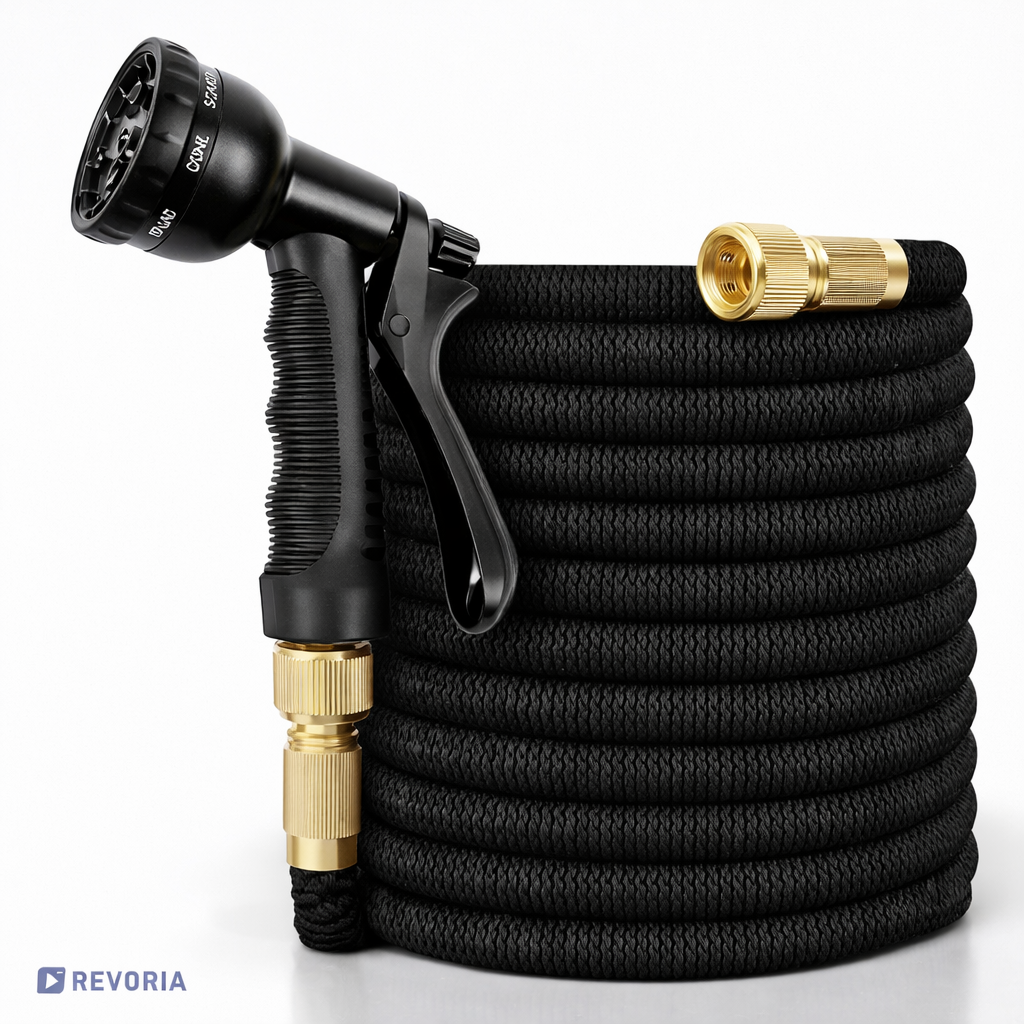 AquaFlex Pro™ – Mangueira Expansível Inteligente de Alta Pressão