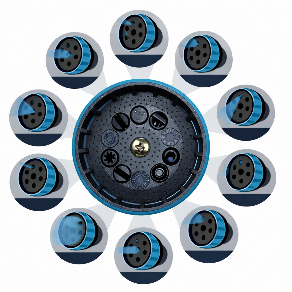 AquaFlex Pro™ – Mangueira Expansível Inteligente de Alta Pressão