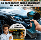 TurboForce X™ - 1000w - 21V – Soprador Profissional de Alta Potência 1000W com 2 Baterias | Tecnologia Turbo • 110K RPM • Modelo Premium 2026