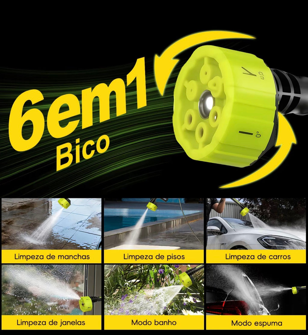 SEESE™ JET PRO — Lavadora Sem Fio de Alta Pressão 6 em 1  Exclusivo Revoria Shop
