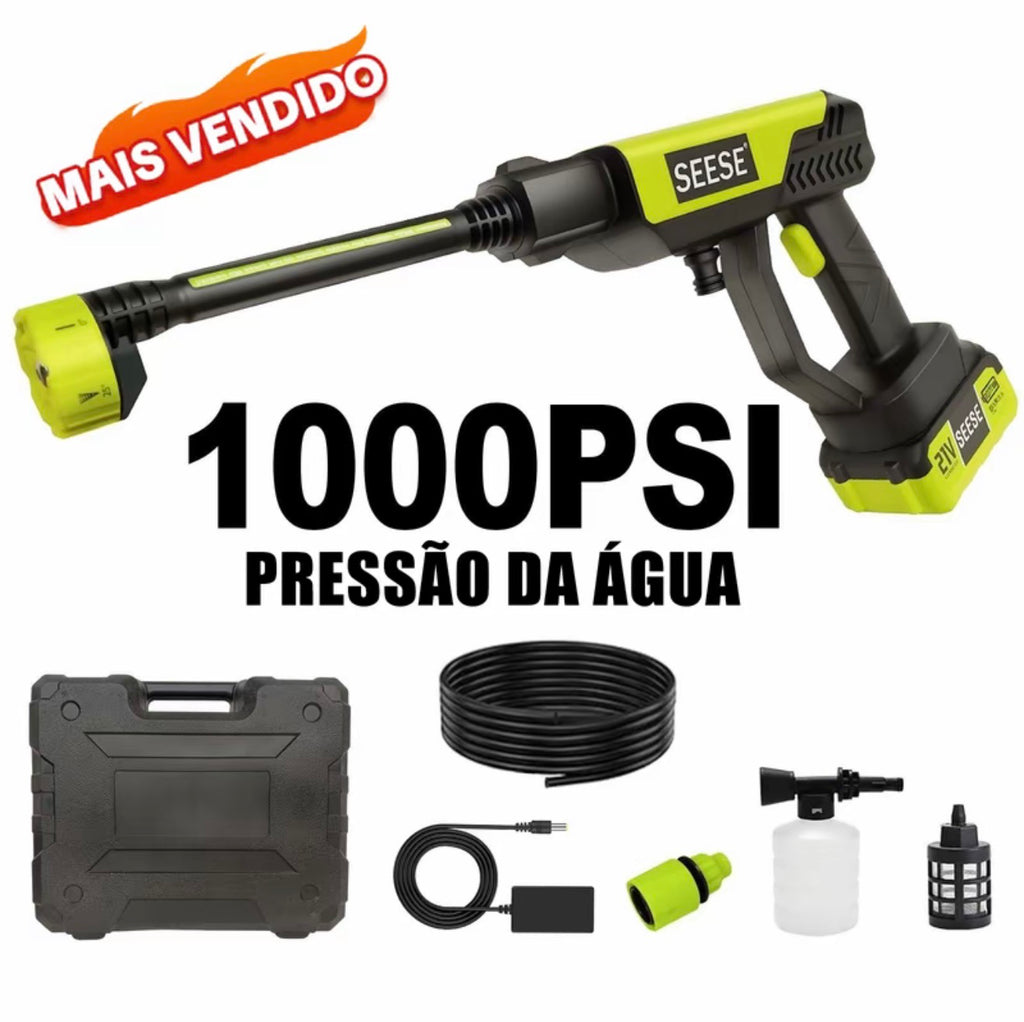 SEESE™ JET PRO — Lavadora Sem Fio de Alta Pressão 6 em 1  Exclusivo Revoria Shop