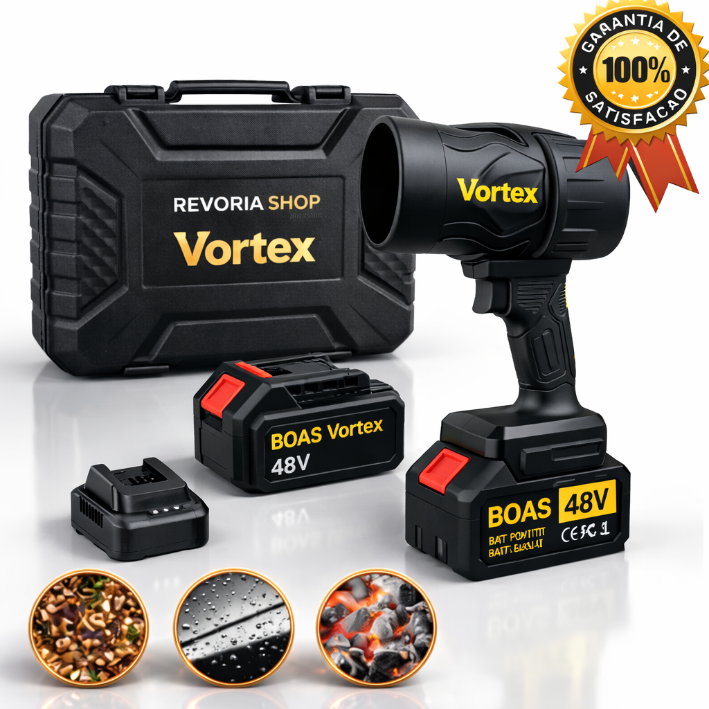 Vortex Power™ - Soprador Turbo! Pressão de Nível Profissional - Exclusivo Revoria Shop - BOAS