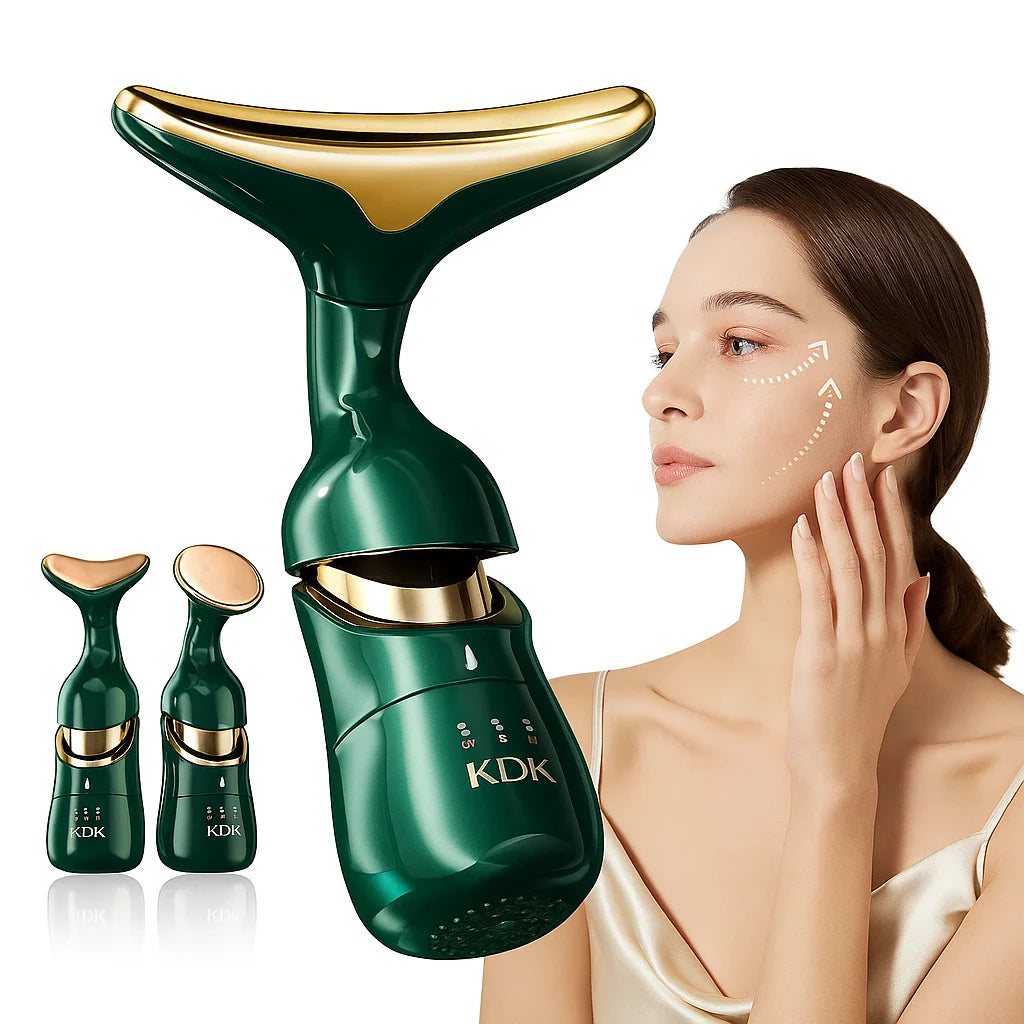 BelleSkin - Massageador Facial Rejuvenescedor 3 em 1