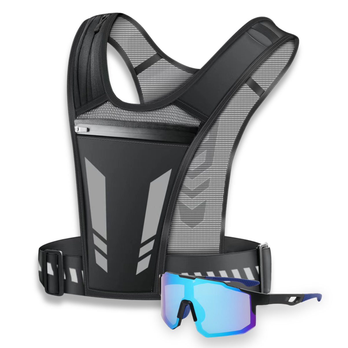 Colete Ultraleve Impermeável + Óculos Esportivo UV de BRINDE