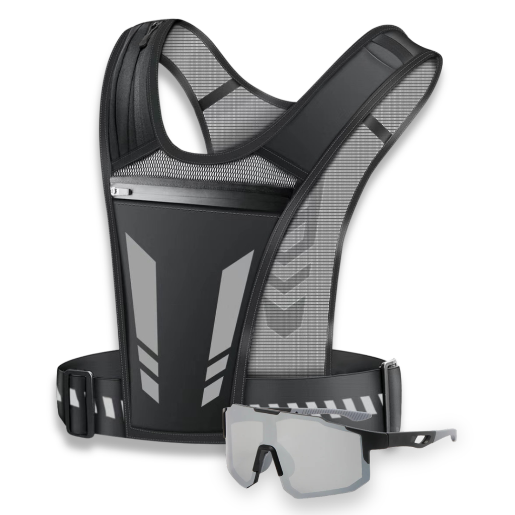 Colete Ultraleve Impermeável + Óculos Esportivo UV de BRINDE