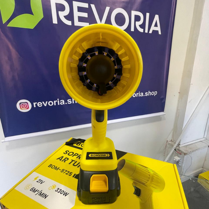 Soprador Turbo BOMVINK™ - [BONUS - 2x Baterias +Carregador Turbo] FRETE GRÁTIS