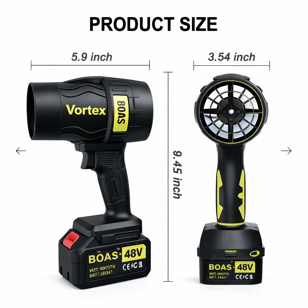 Vortex Power™ - Soprador Turbo! Pressão de Nível Profissional - Exclusivo Revoria Shop - BOAS