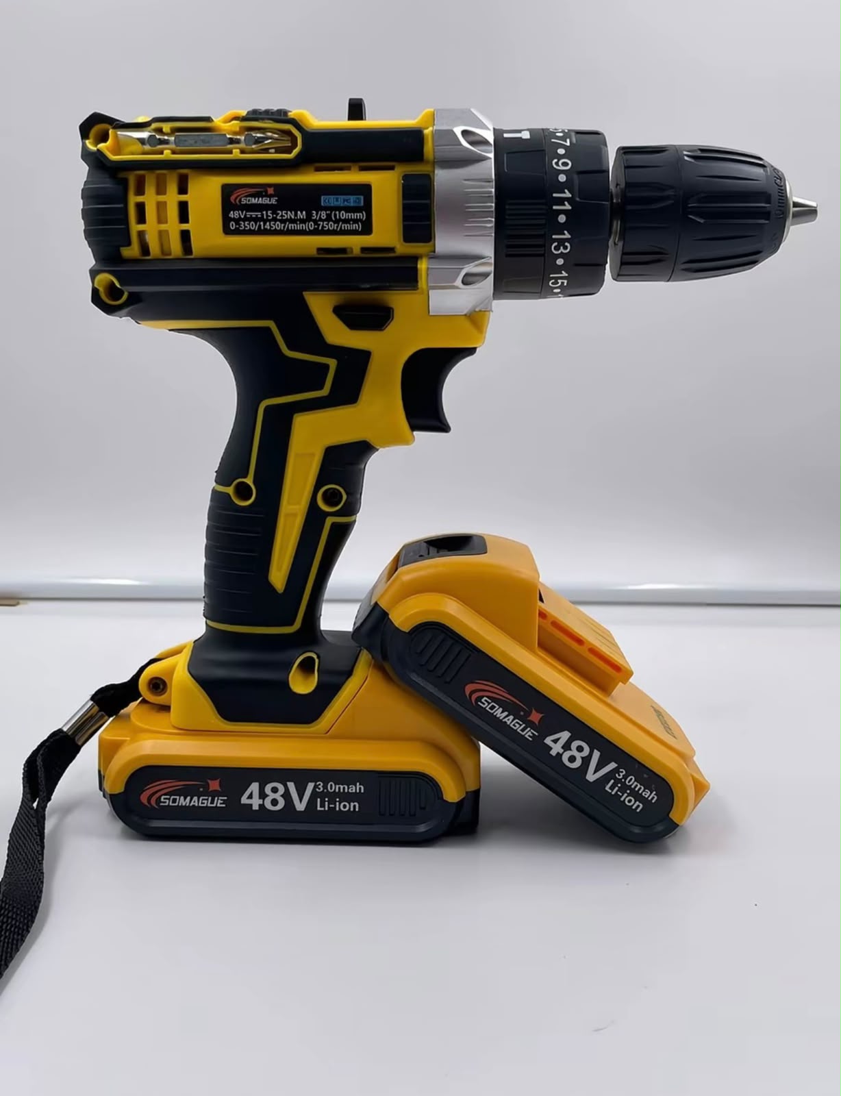 Parafusadeira e Furadeira 48V Com 2 Baterias Maleta e Acessórios Completo