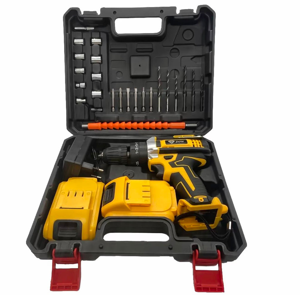 Parafusadeira e Furadeira 48V Com 2 Baterias Maleta e Acessórios Completo