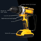 Parafusadeira e Furadeira 48V Com 2 Baterias Maleta e Acessórios Completo