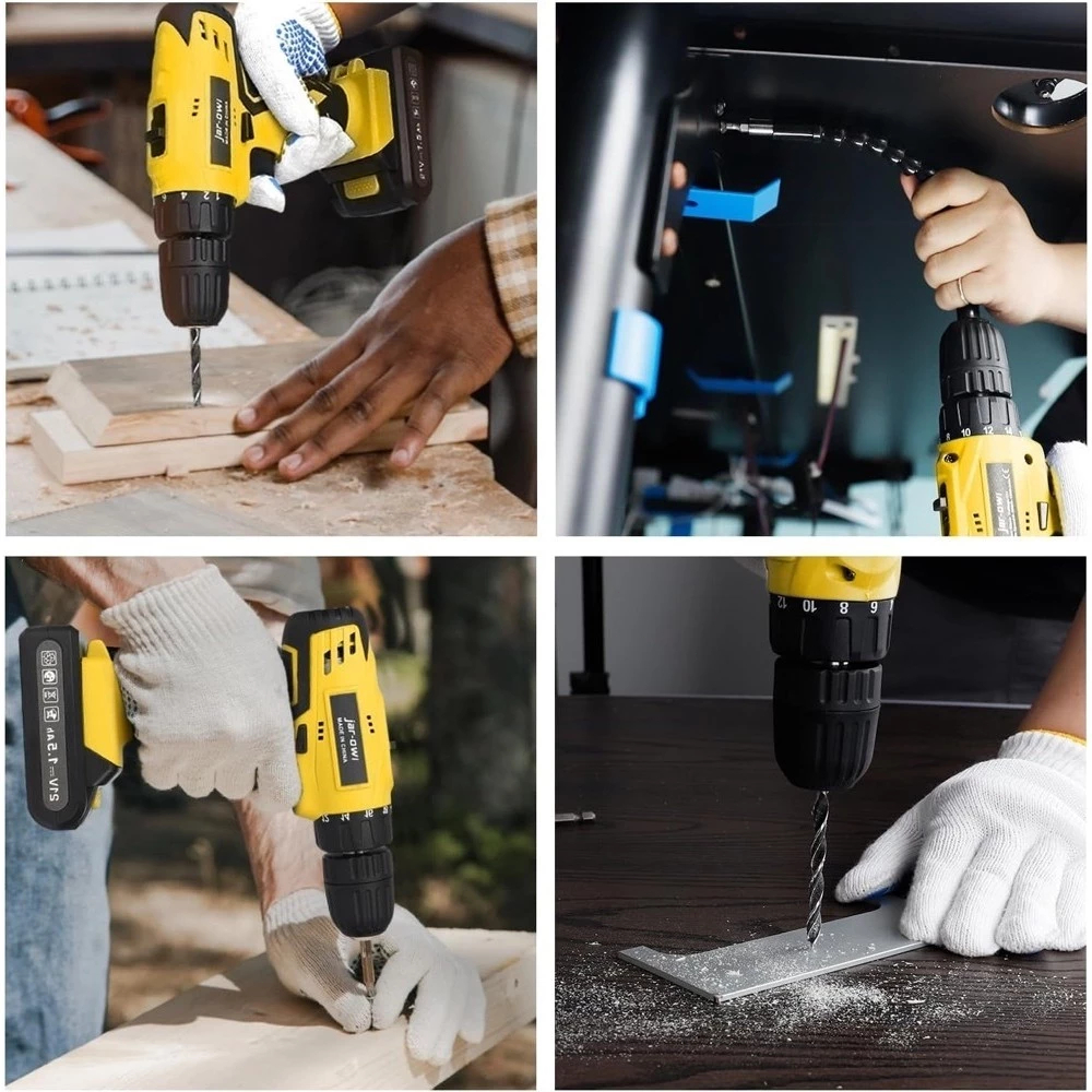 Parafusadeira e Furadeira 48V Com 2 Baterias Maleta e Acessórios Completo