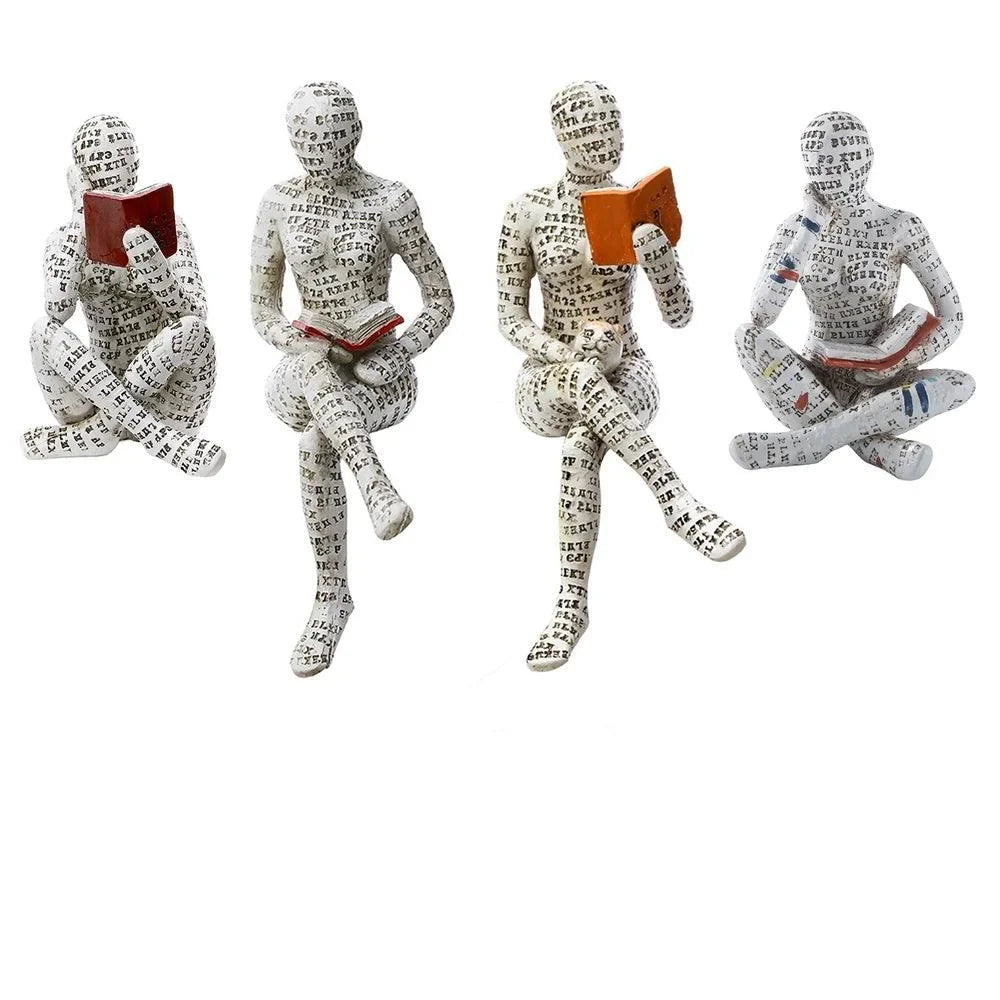 Escultura Abstrata Decorativa em Resina