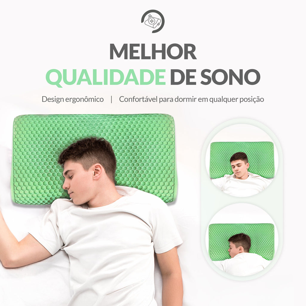 Travesseiro Cervical Espuma NASA | Nuvana | Loja Revoria Shop
