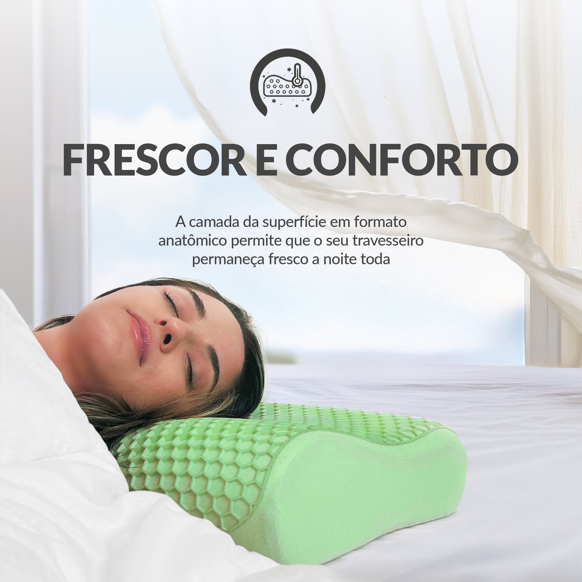 Travesseiro Cervical Espuma NASA | Nuvana | Loja Revoria Shop